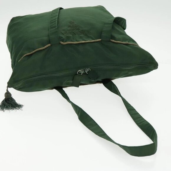 PRADA Tote Bag Nylon Green Silver Auth bs19345 - Picture 7 of 15